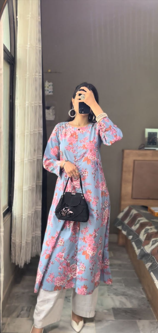 Cotton frock 79368 skyFO