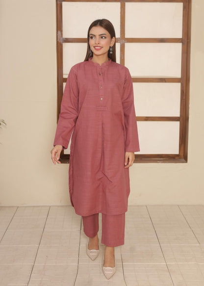 Blush khaddar Set 456622