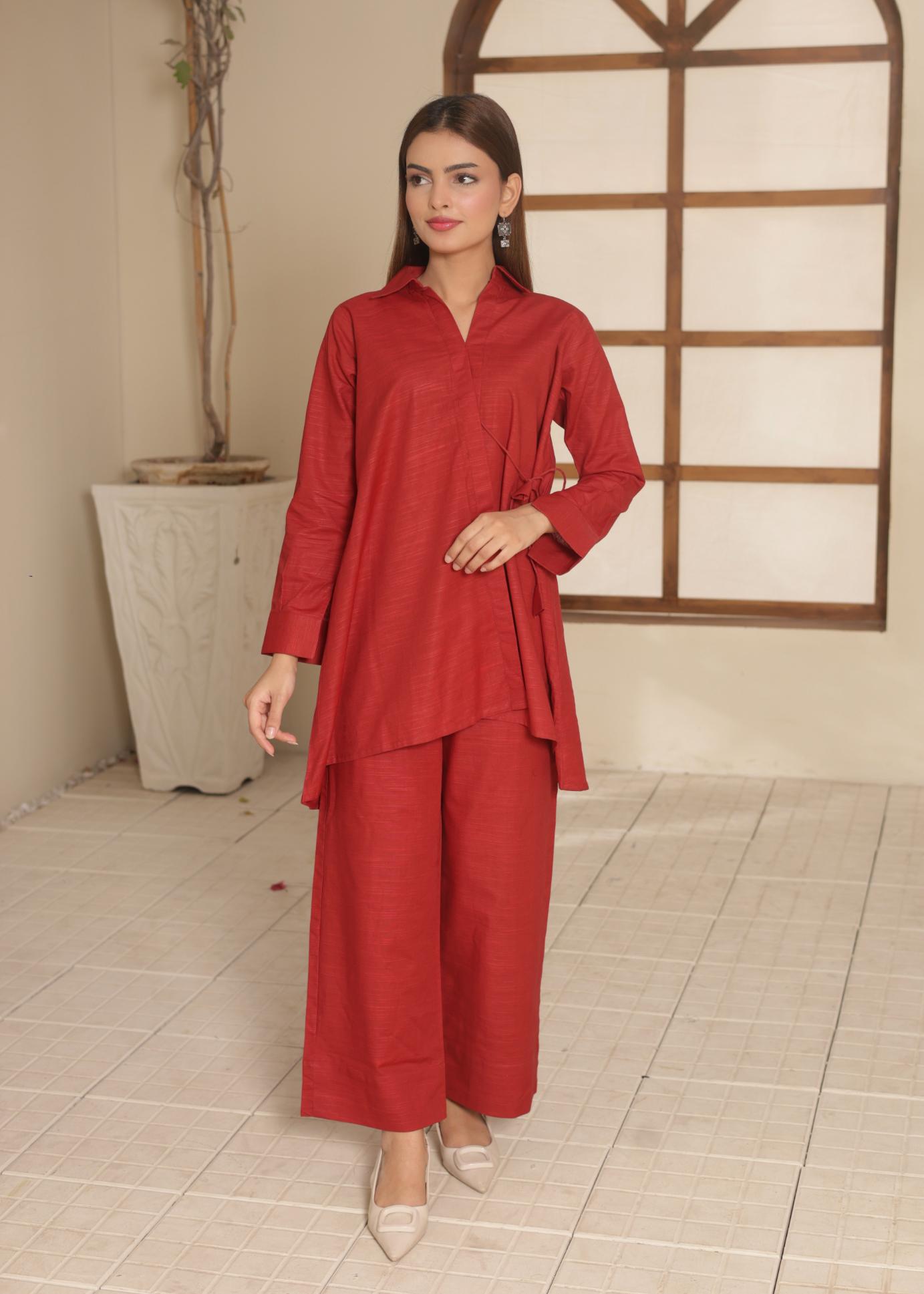 Rust khaddar set 462110