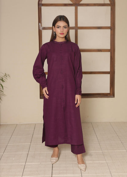 Deep Purple Khaddar set 795210