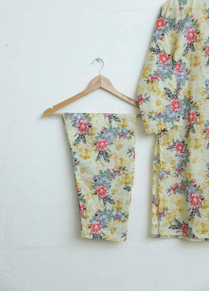 Lawn 2pc set-  78712 offyellow
