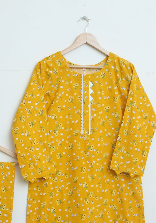 Lawn 2pc set- 78659 yellowdaisy