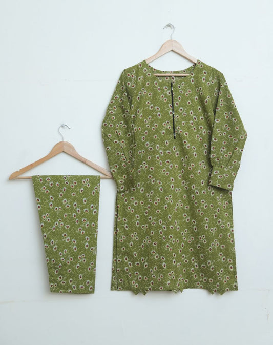 Lawn 2pc set-  78696 limgreen