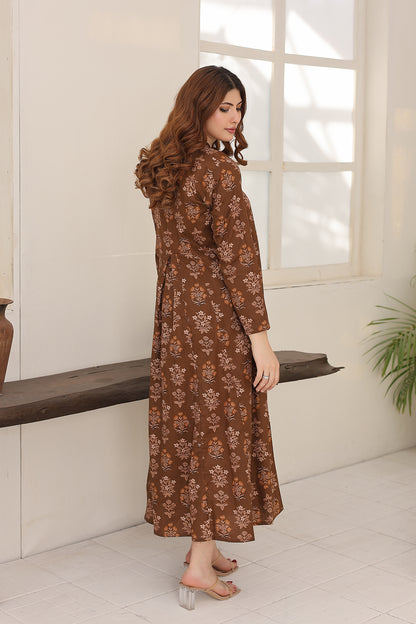 Lawn frock 85510 Autumn Umber
