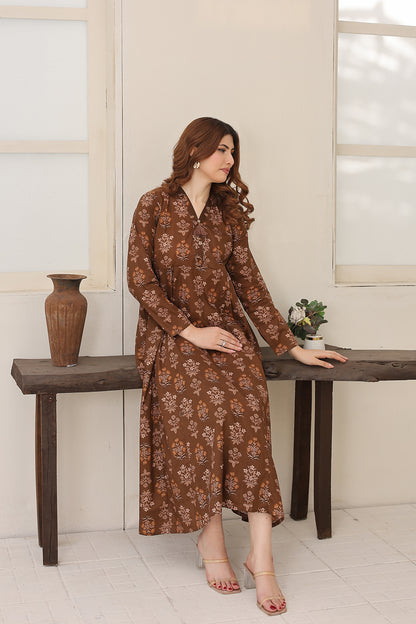 Lawn frock 85510 Autumn Umber