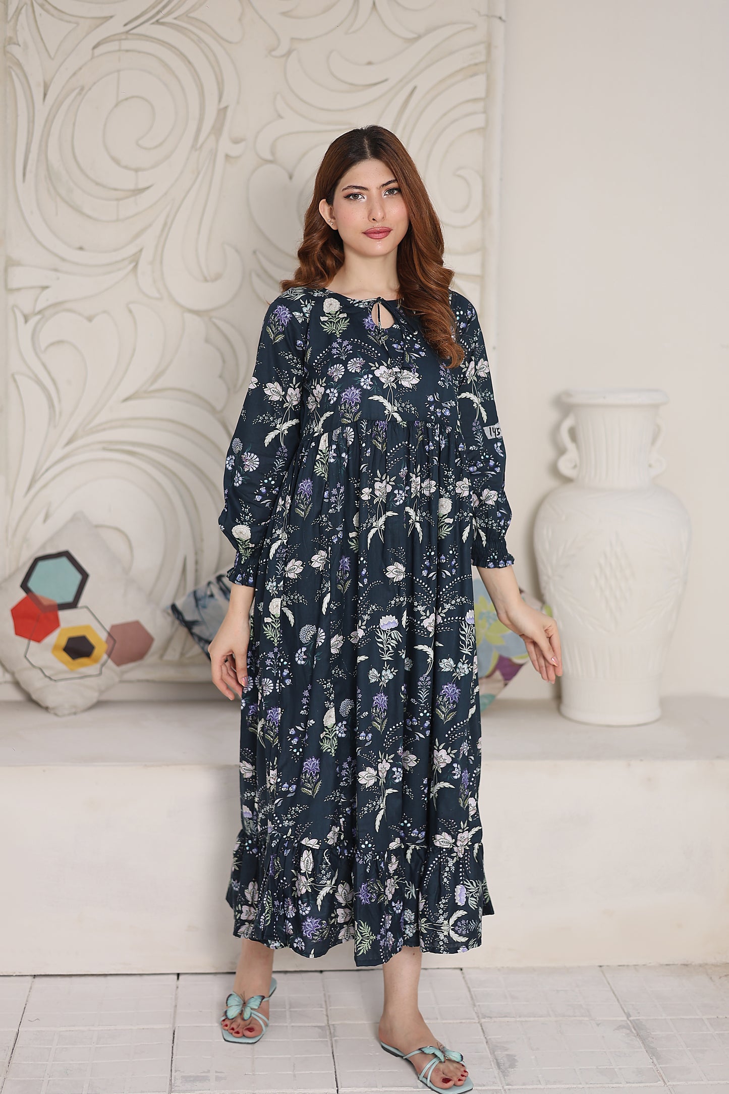 Lawn frock 85517 Midnight Indigo