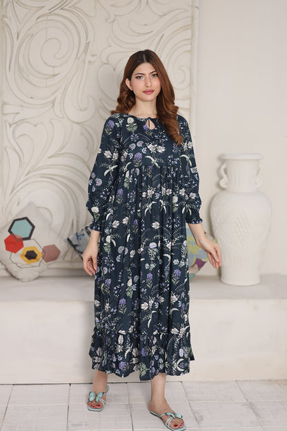 Lawn frock 85517 Midnight Indigo