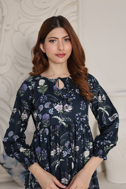 Lawn frock 85517 Midnight Indigo