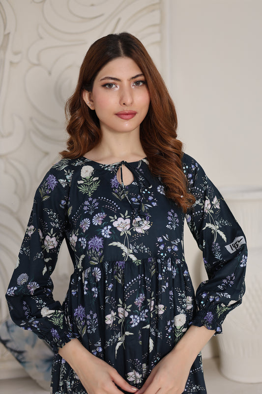 Lawn frock 85517 Midnight Indigo
