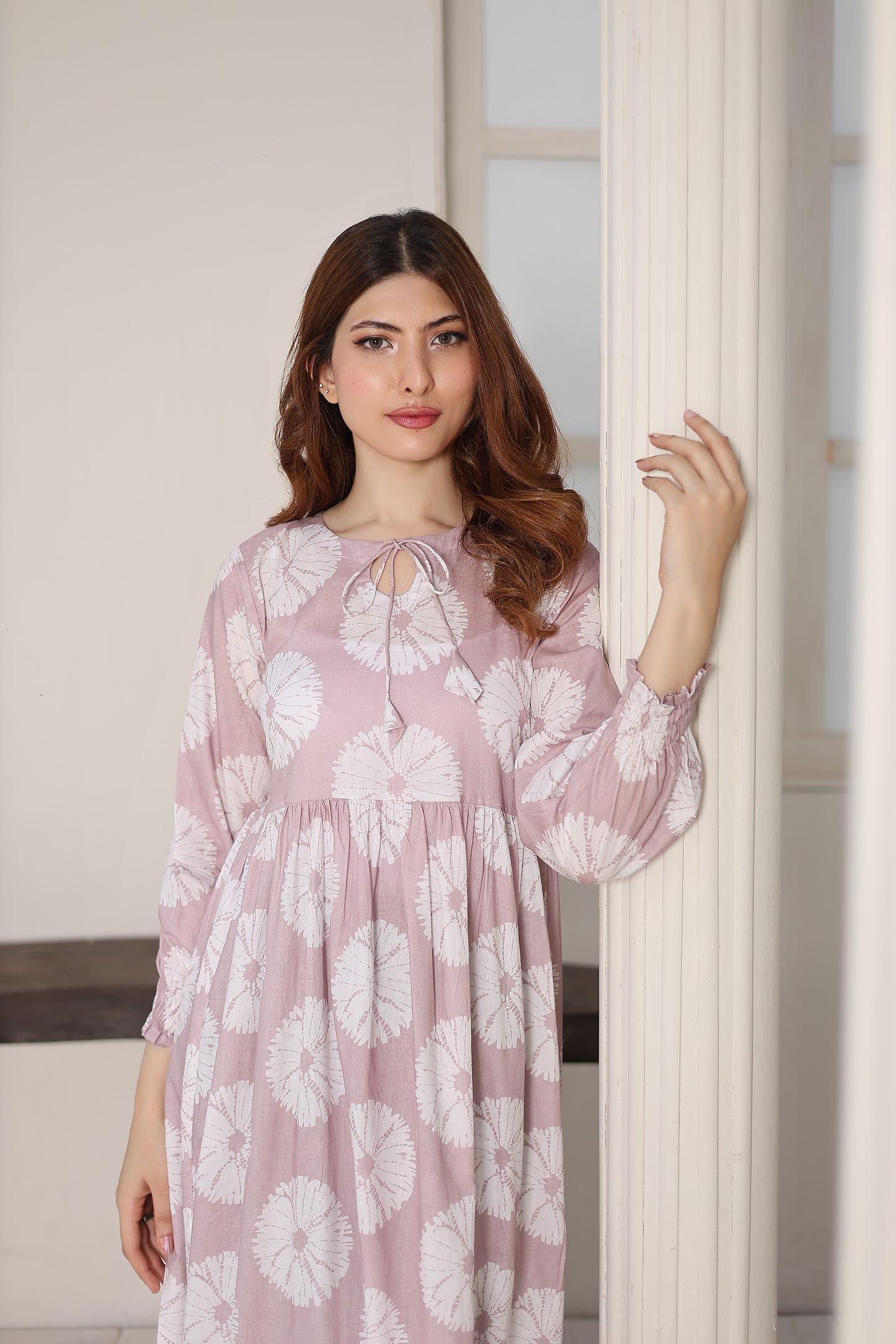 Lawn frock 85514 Blush