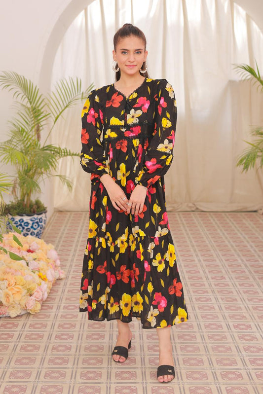 lawn frock 79739 Noir Enchanté