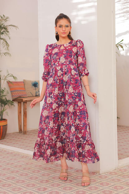 lawn frock 79744 Iris Dusk
