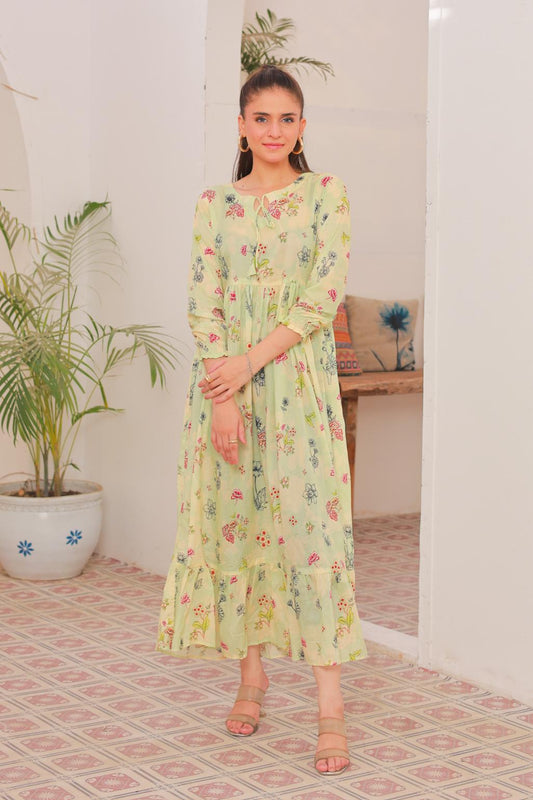 lawn frock 79743 Fresh Mist
