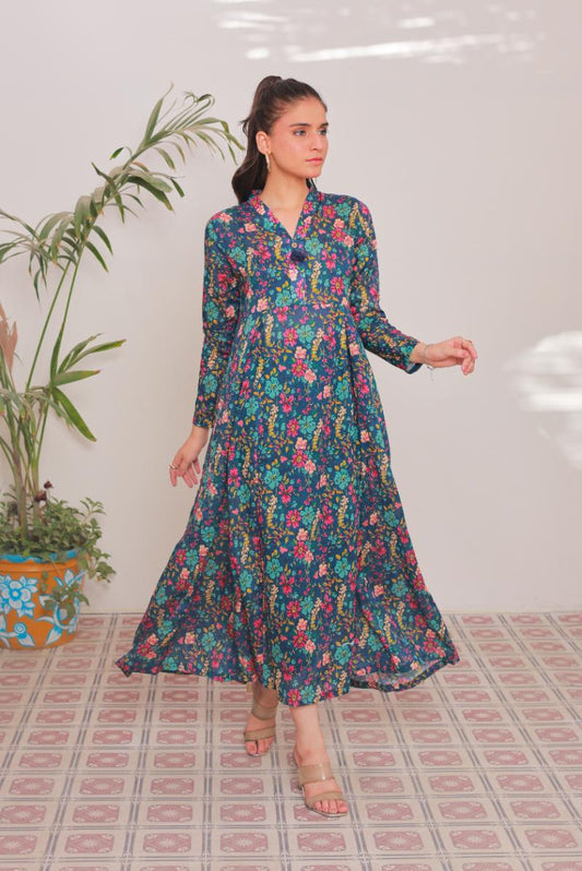 lawn frock 79742 Starlit Blue