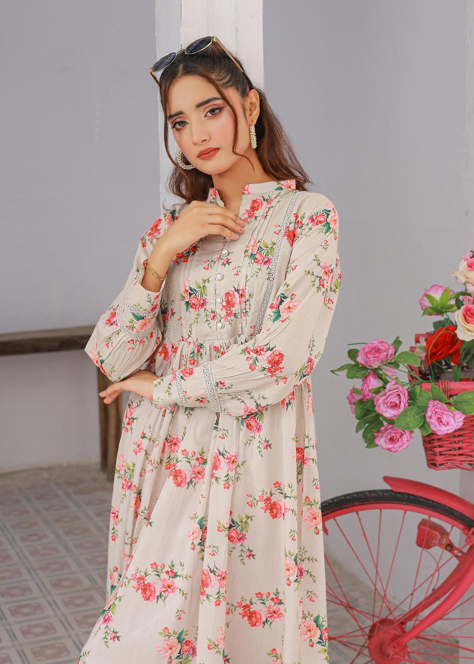 cambric frock 81027 Beige Whisper