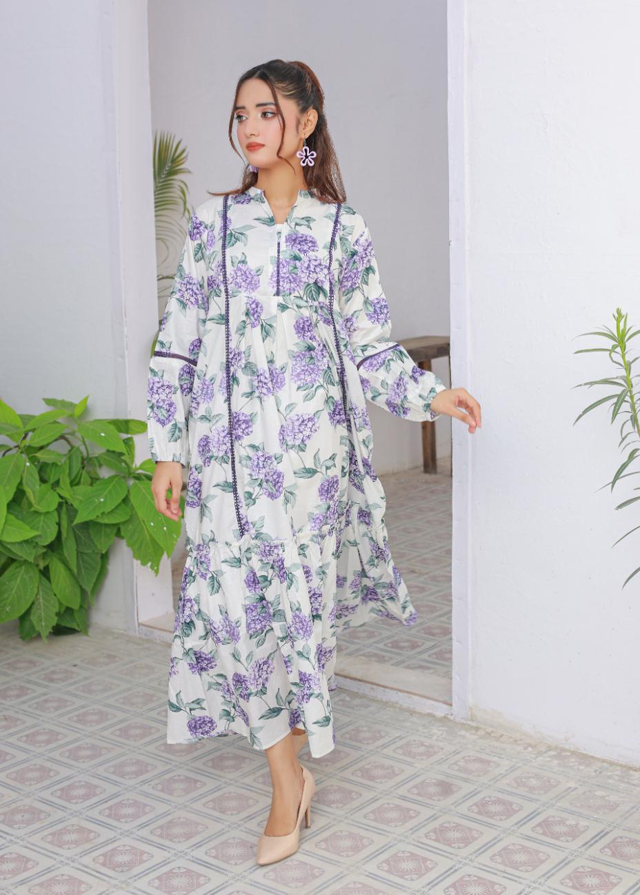 cambric frock 81020 Lilac Breeze