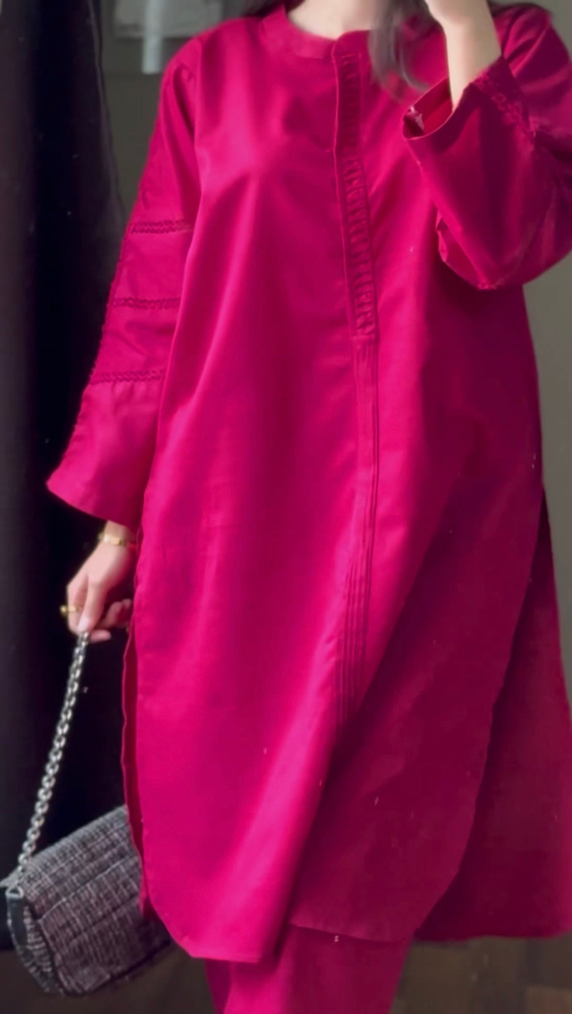 khaddar solid 2pc -79326 magenta