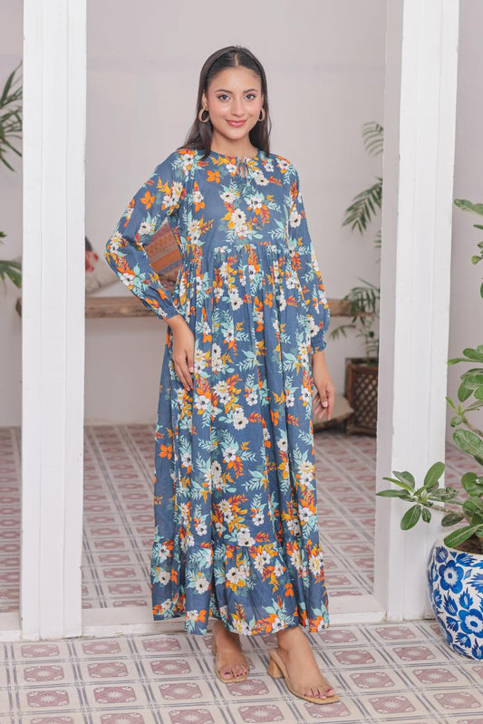 lawn frock 79731 botanicBlue
