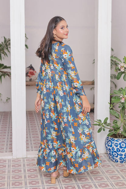 lawn frock 79731 botanicBlue