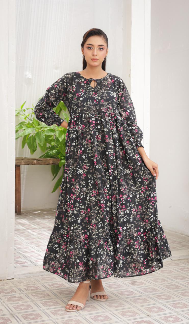 lawn frock 79752 Black Breeze