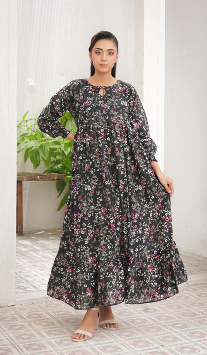 lawn frock 79752 Black Breeze