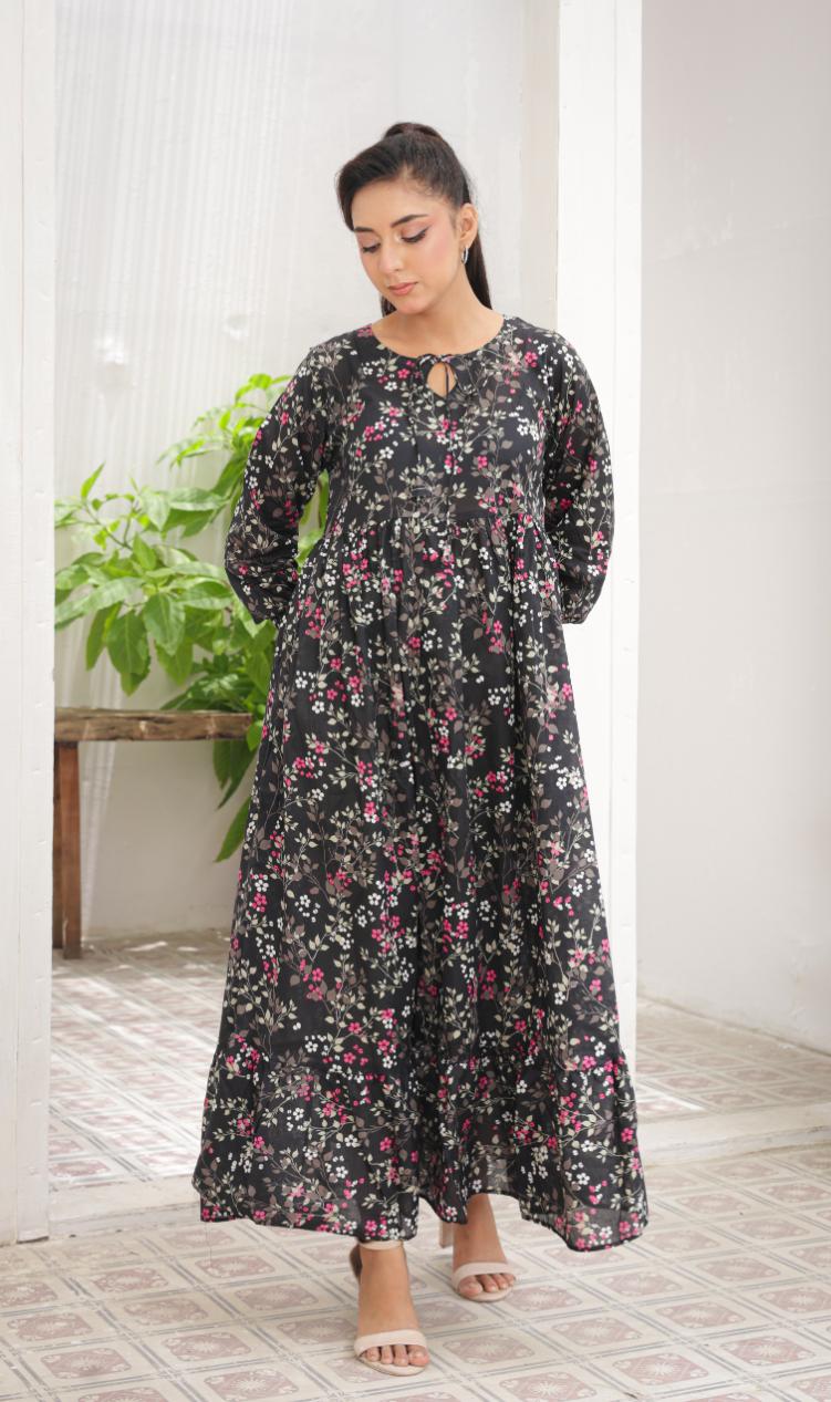 lawn frock 79752 Black Breeze