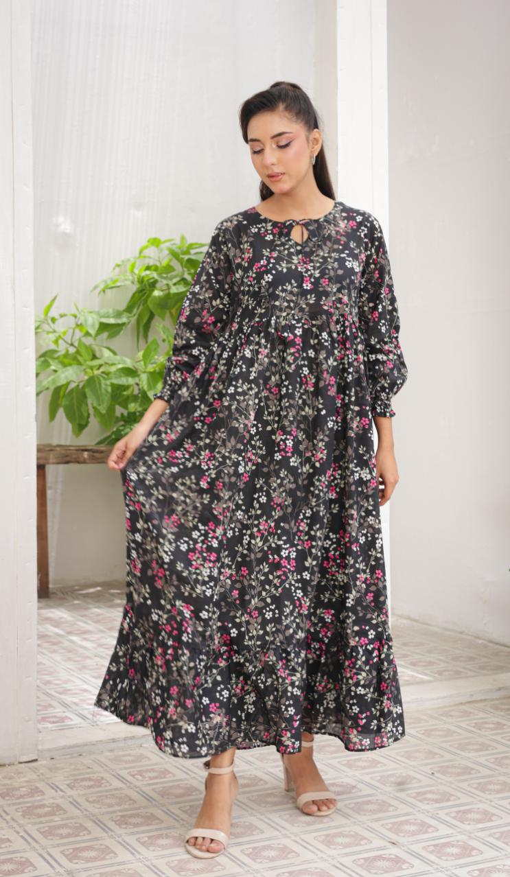 lawn frock 79752 Black Breeze