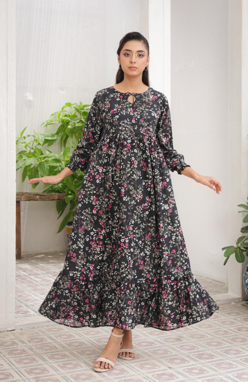 lawn frock 79752 Black Breeze
