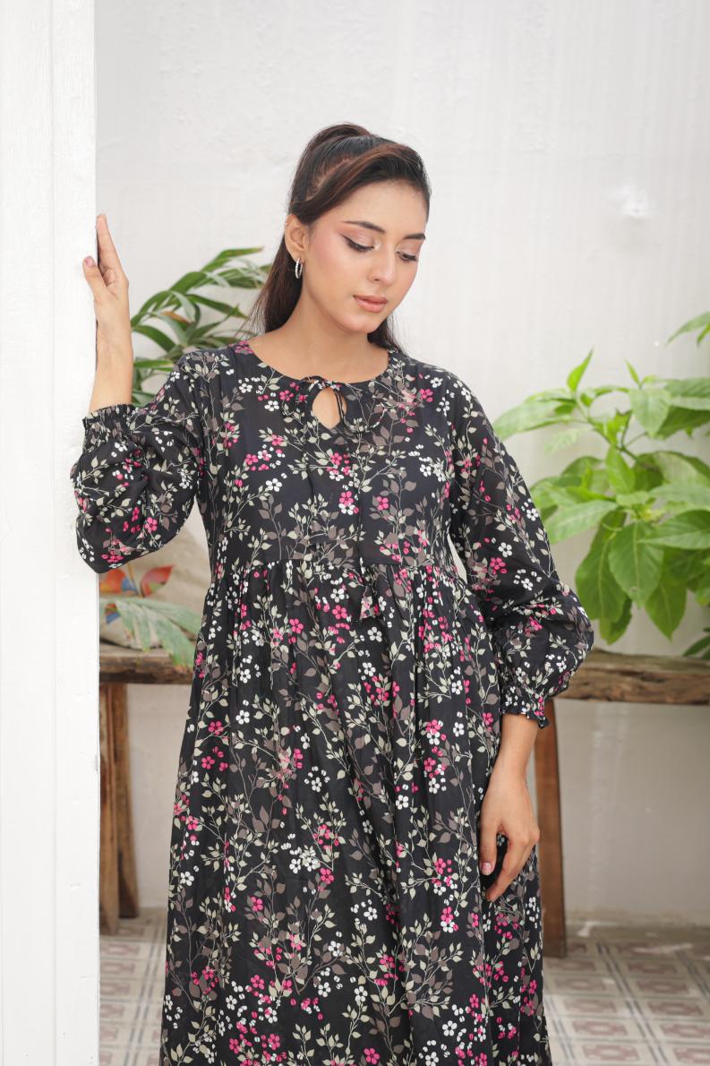 lawn frock 79752 Black Breeze