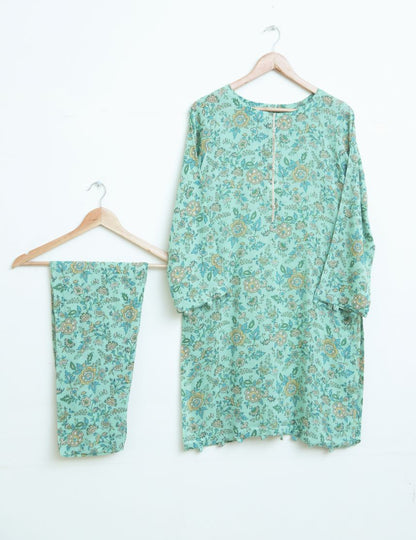 Lawn 2pc set- seagreen 78649