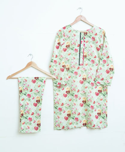 Lawn 2pc set- pistaRose 78650
