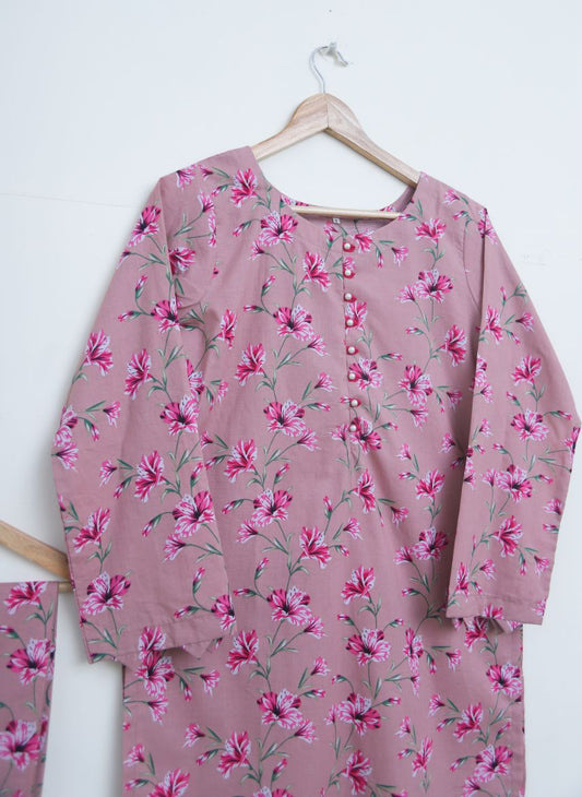 Lawn 2pc set- teaPink230