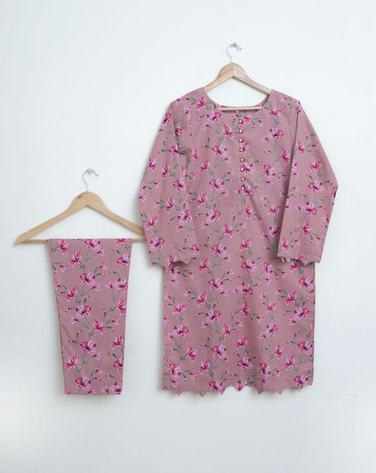 Lawn 2pc set- teaPink230