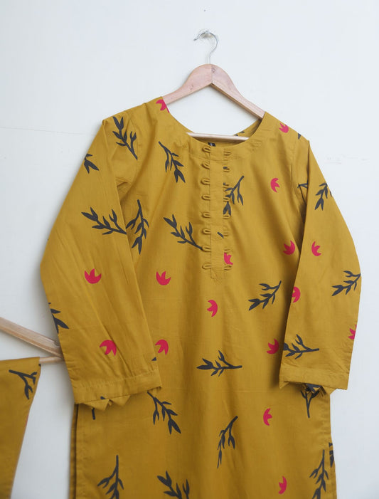 Cotton 2pc set- Mustard121
