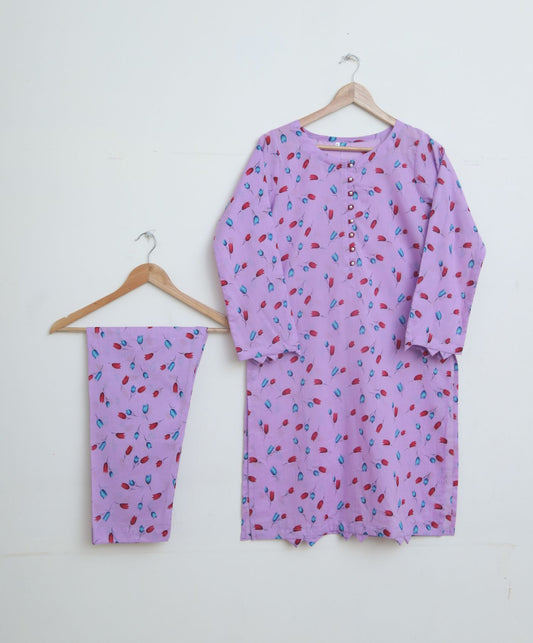 Lawn 2pc set-  lylac5213