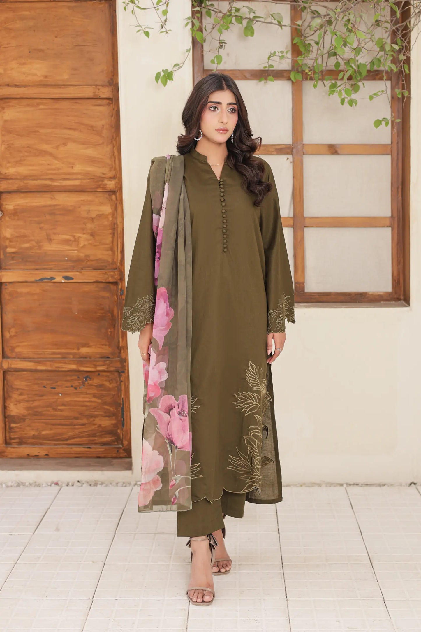 cotton 3pc Moss green 455665