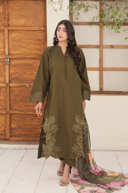 cotton 3pc Moss green 455665