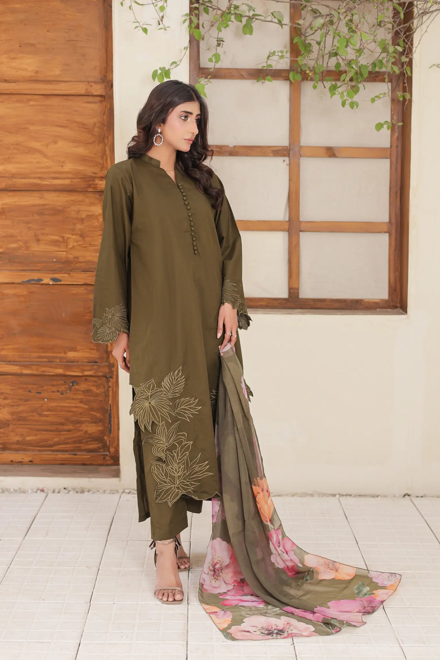 cotton 3pc Moss green 455665