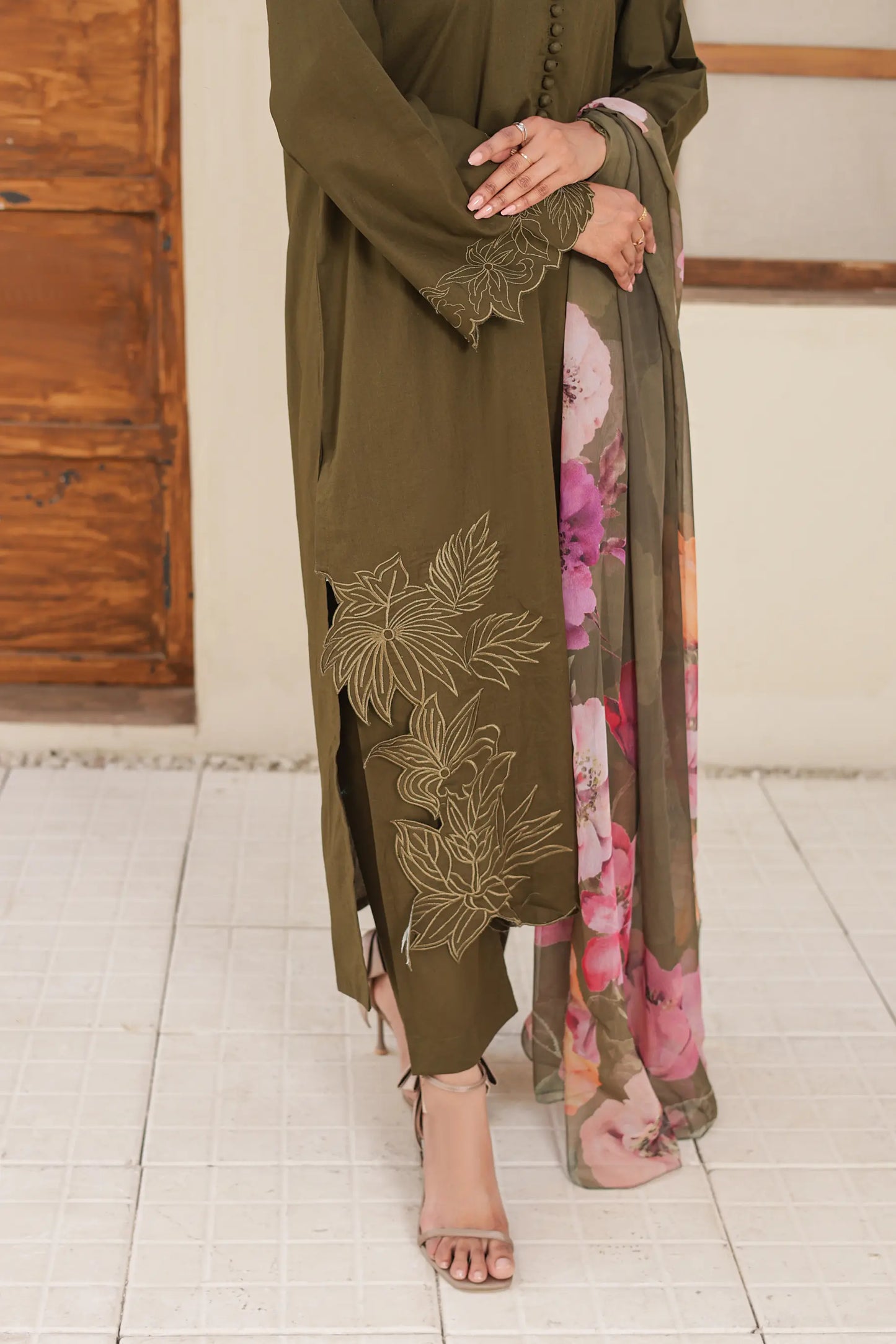 cotton 3pc Moss green 455665