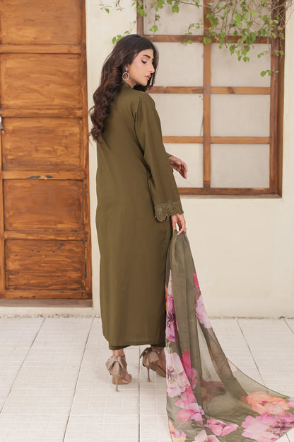 cotton 3pc Moss green 455665