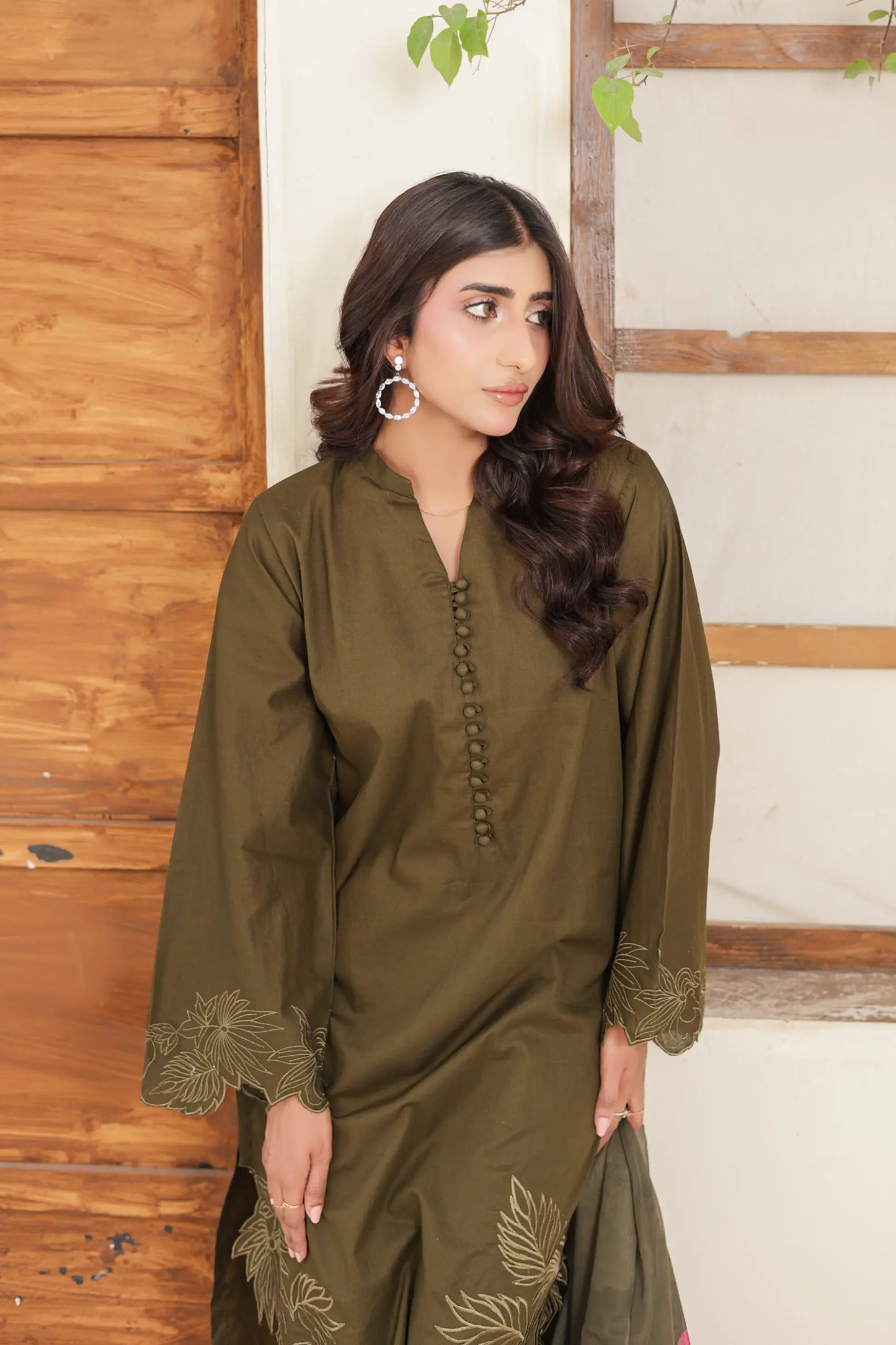 cotton 3pc Moss green 455665