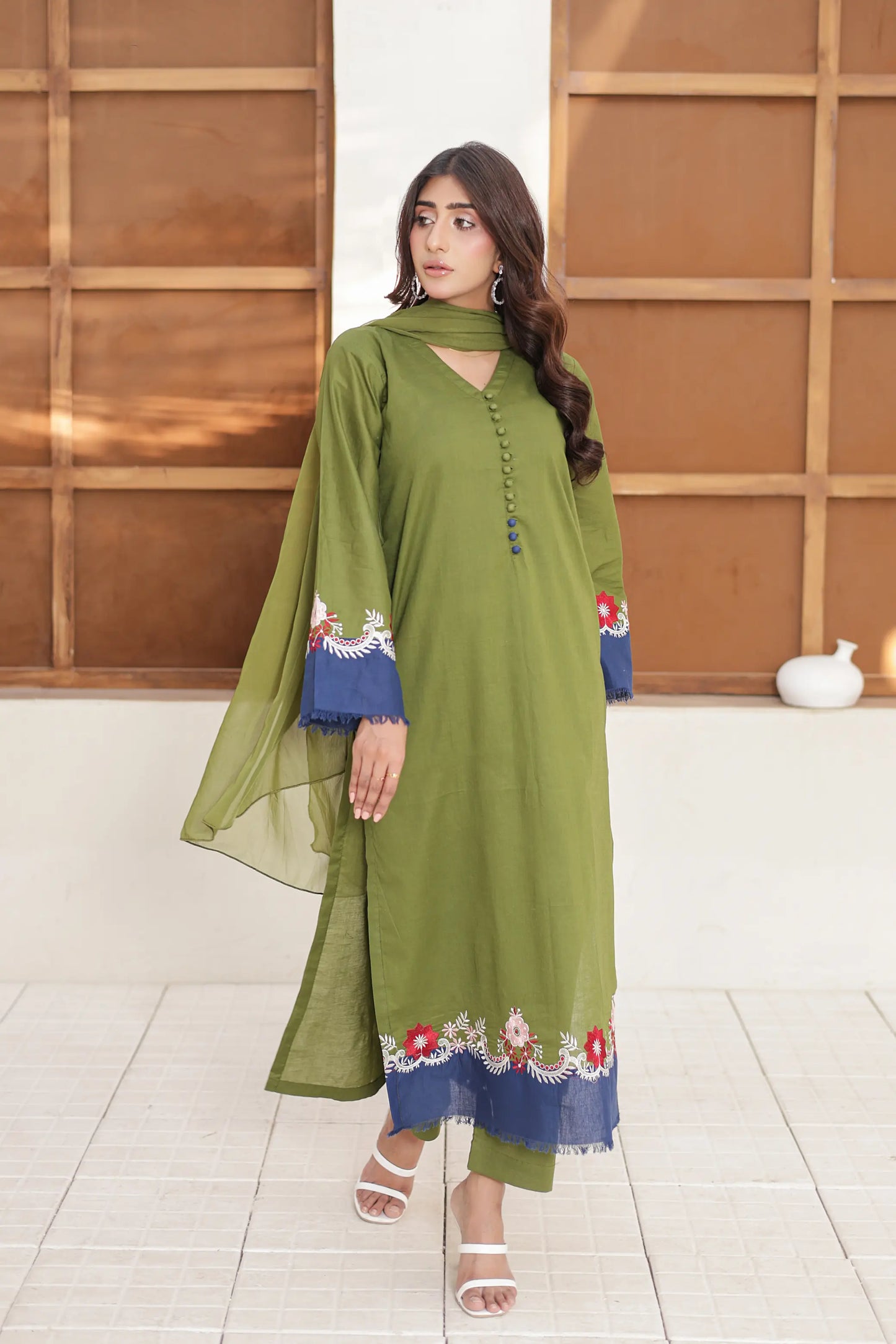 cotton 3pc Olive Enigma 455655