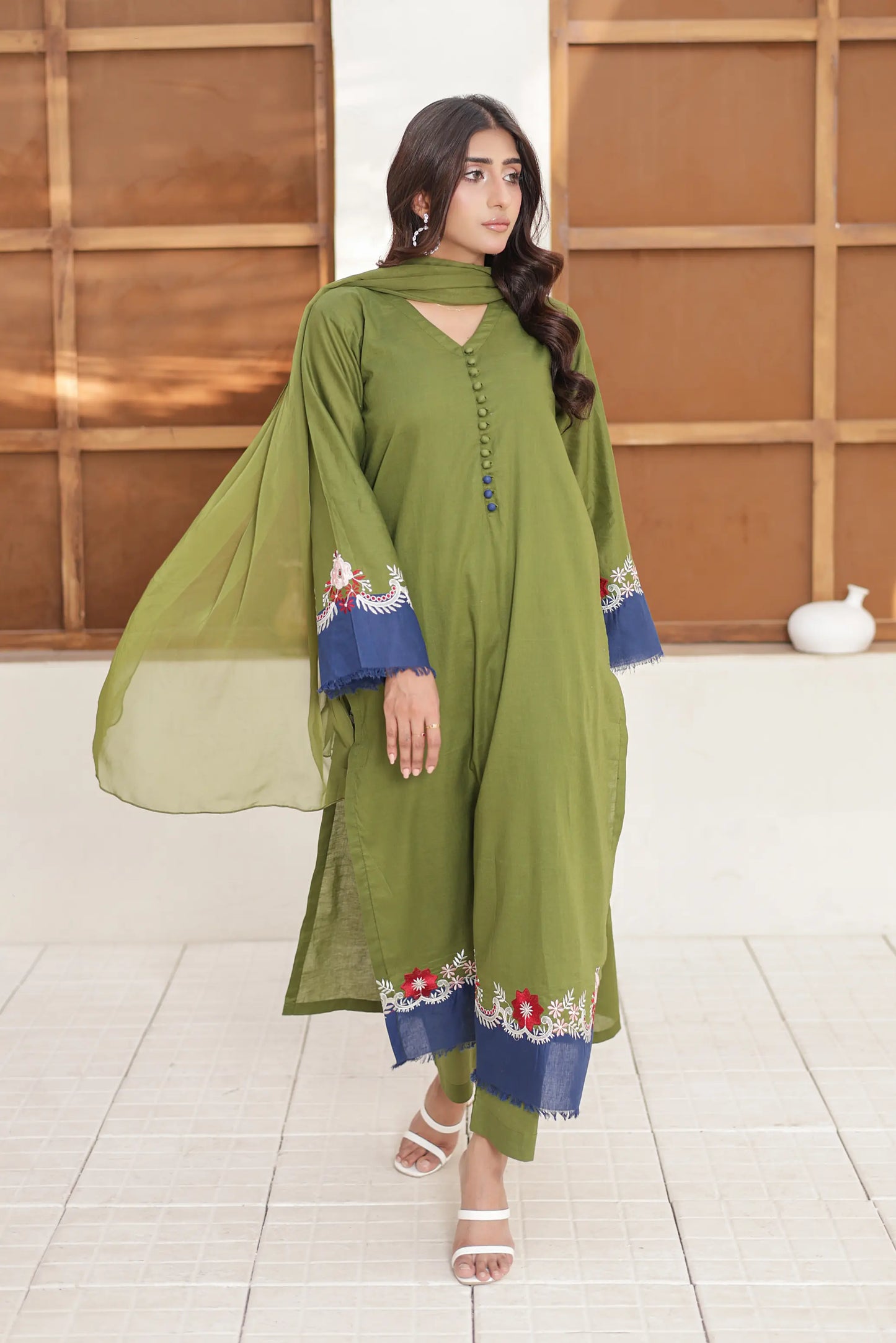 cotton 3pc Olive Enigma 455655