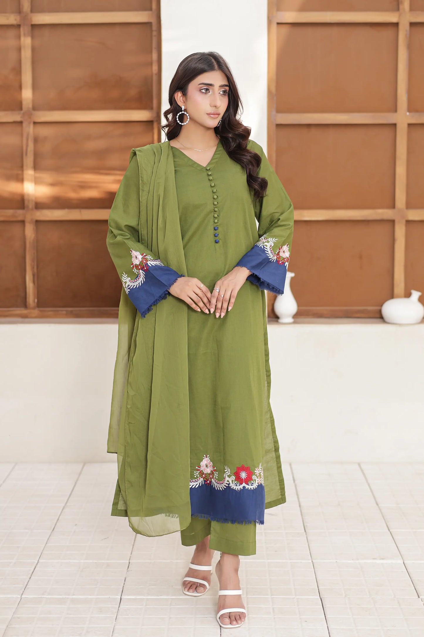 cotton 3pc Olive Enigma 455655