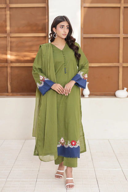 cotton 3pc Olive Enigma 455655