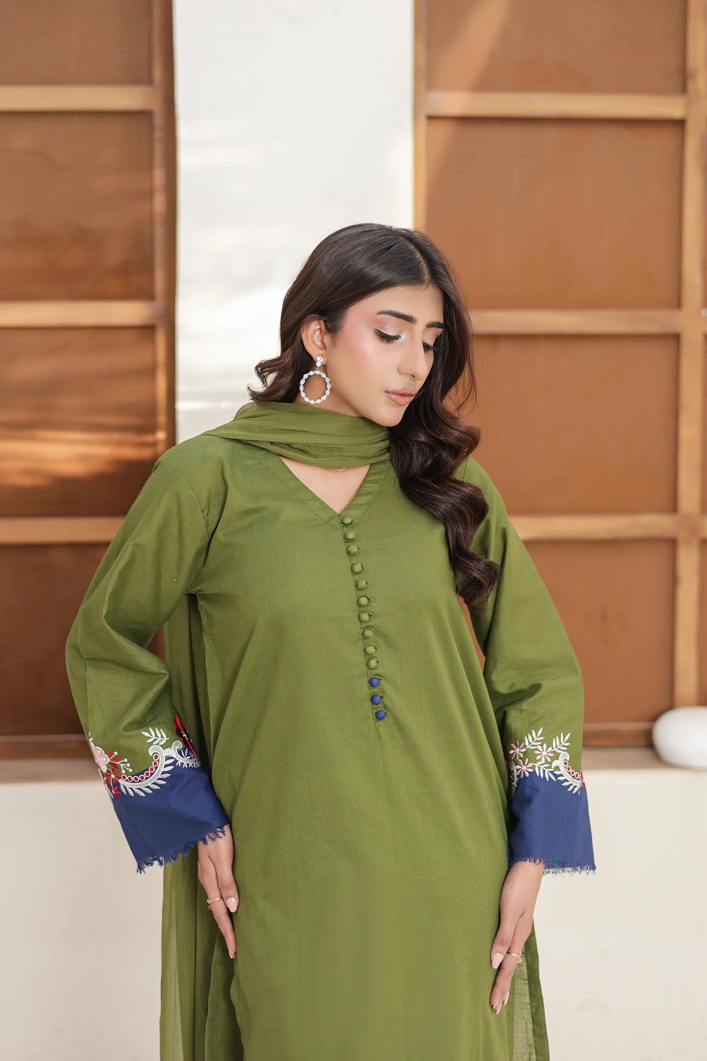 cotton 3pc Olive Enigma 455655