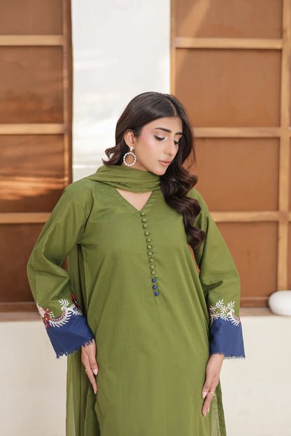 cotton 3pc Olive Enigma 455655