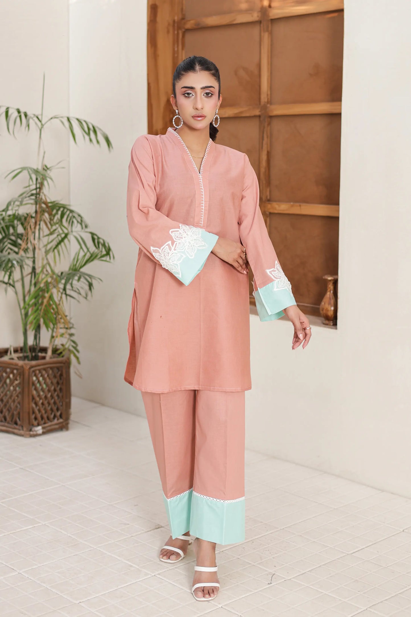 cotton 2pc 74949 pinkF