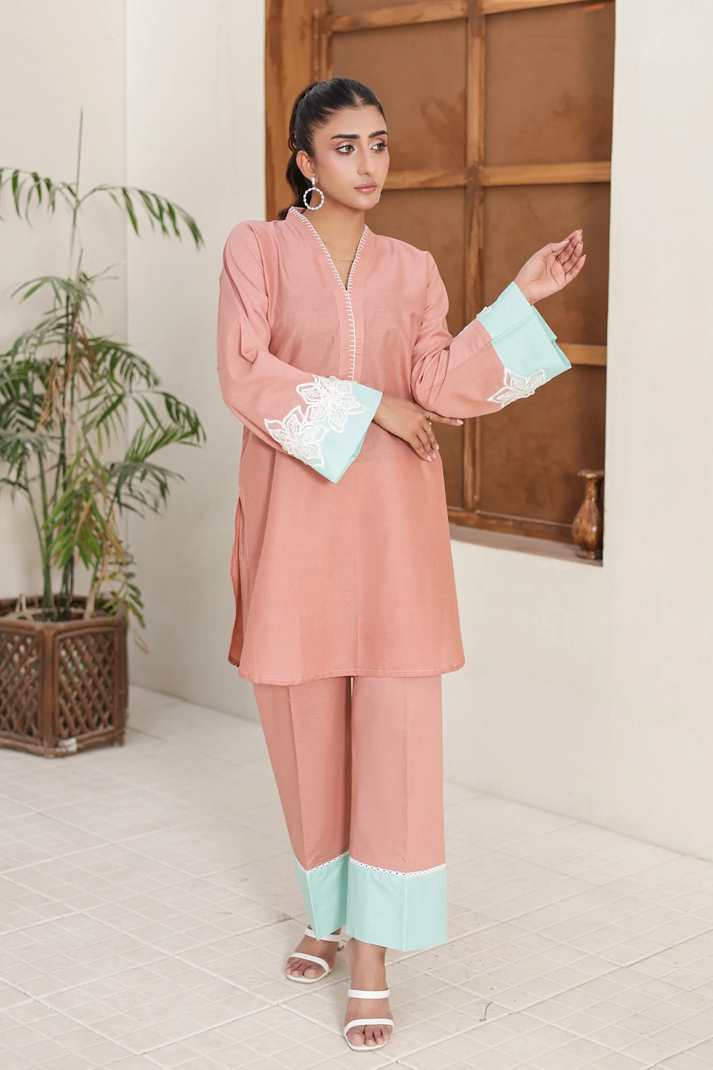 cotton 2pc 74949 pinkF