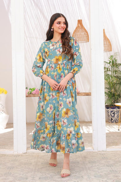 lawn frock 79718 BluFL